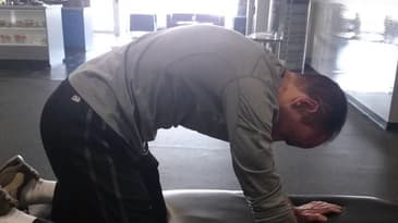 Pelvic Tilt Rockback to decrease posterior chain tone