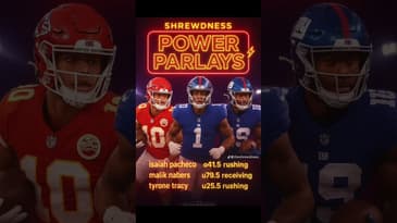 Sunday Night Shrewdness Power Parlay! #NFL #sportsbetting #SNF #Chiefs #nygiants