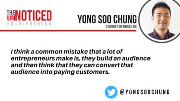 Why building an audience isn't the way to build a business; With Yong-Soo Chung, Urban EDC Founder