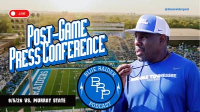 Live Press Conference/Post-Game Show (9/5 vs. Murray State)