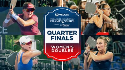 Waters/Bright v Truong/Sleeth at the Veolia Atlanta Pickleball Championships