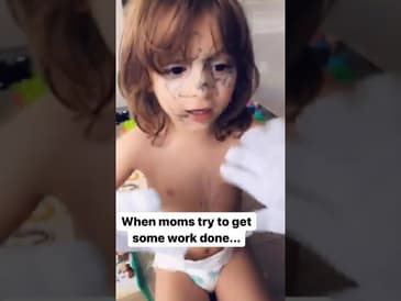 When toddlers go quiet for too long something exciting & crazy is happening!😂 #shorts #toddlerlife