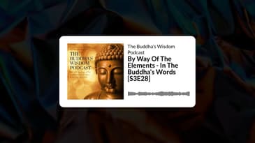 By Way Of The Elements - In The Buddha's Words [S3E28] | The Buddha’s Wisdom Podcast