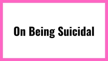 Suicide Attempt Survivors Describe What Being Suicidal Actually Feels Like