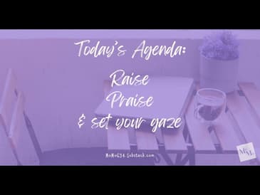 Start As You Mean to Go On