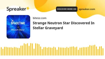 Strange Neutron Star Discovered In Stellar Graveyard