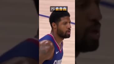 Paul George crosses Anthony Edwards. #thepullupbasketballpodcast