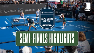 Semifinals Highlights | PPA Tour: Zimmer Biomet Cape Coral Open