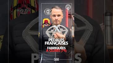 Voici des pédales fabriquées à Cluses en Haute Savoie par Vaillant Bike Components.