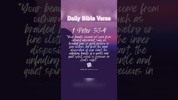 Daily Devotional - 1 Peter 3:3-4 - #inspirational #inspiration #bible