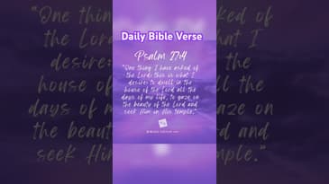Daily Devotional - Psalm 27:4‬ - #inspirational #inspiration #bible