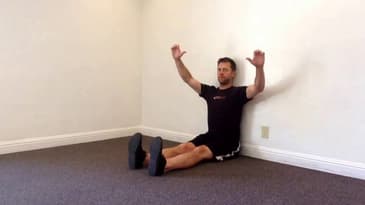 Sitting Floor Elbow Curls