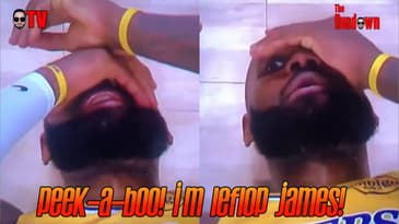 BUSTED! LeBron James Caught Peeking After Absurd Flop Vs Timberwolves!
