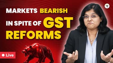 Market Bearish In spite of GST Reforms | CA Rachana Ranade