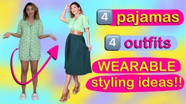 WEARABLE Outfit Ideas | How To Wear Your Pajamas As Outfits Outside The House | Aanam C