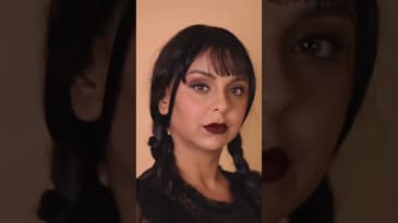 Becoming WEDNESDAY! #shorts #ashortaday #wednesdayaddams