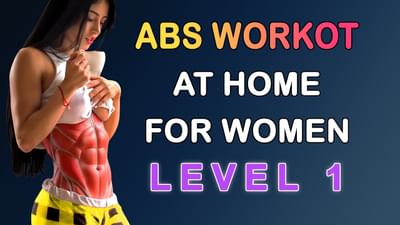 Abs Workout At Home For Women - Level 1