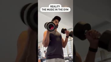 Expectation Vs Reality : Gym Music Edition #shorts