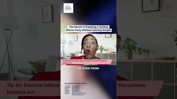 The Secret to Enjoying a Holiday Dinner Party Without Gaining Weight #dinner #youtubeshorts #shorts