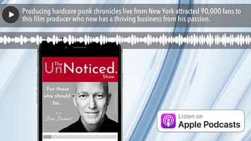 Producing hardcore punk chronicles live from New York attracted 90,000 fans to this film producer w