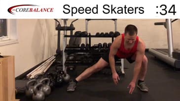 Speed Skaters • Follow Along Workout • Quad Strength | Chris Janke-Bueno