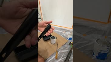 Step 2: How to limewash paint a wall. #limewash #diyprojects #portolapaints #shorts #howto #diypaint