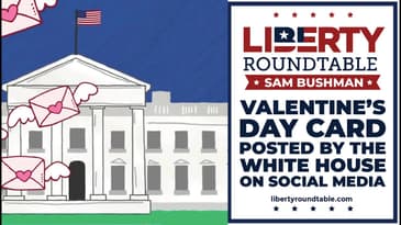 Valentine's Day Card Posted by the White House on Social Media