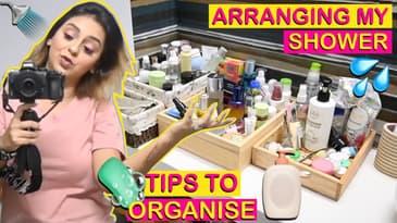 My Bathroom Tour + Organising & Storing Products | Aanam C