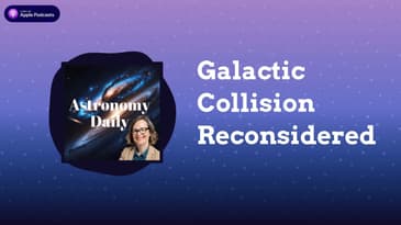 Galactic Collision Reconsidered
