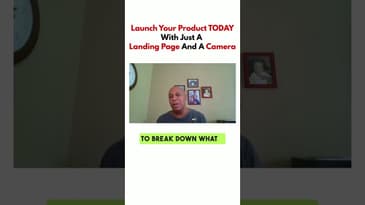 Launch Your Product TODAY with Just a Landing Page and a Camera