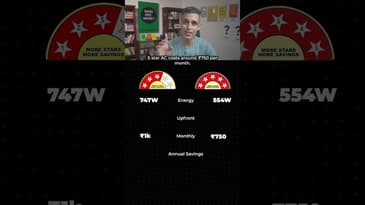 3 STAR ya 5 STAR - kaunsa AC karega BACHAT?! | Ankur Warikoo #shorts