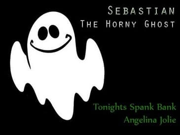 Sebastian, The Horny Ghost - Spank Bank Entry Angelina Jolie