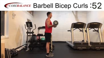 Barbell Bicep Curls follow along | Chris Janke-Bueno