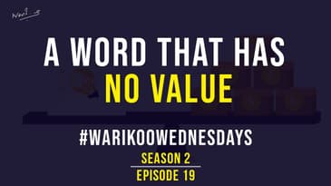 A word that has no value! | #warikooWednesdays S02E19 | Ankur Warikoo | English