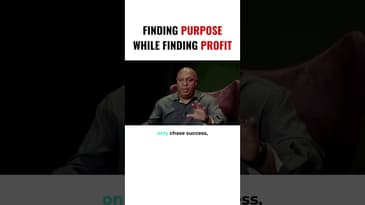 Finding Purpose While Finding Profit #shorts