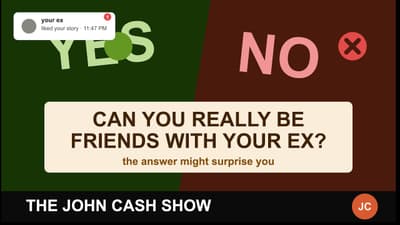 Can You REALLY Be Friends With Your Ex? (The Answer Might Surprise You) | John Cash Show #199 (IT)