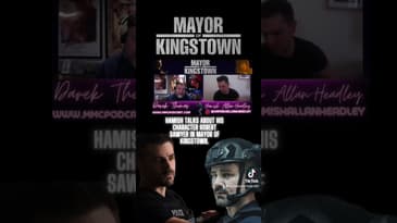 Hamish talks about bad ass Robert Sawyer in #mayorofkingstown #taylorsheridan #jeremyrenner #shorts
