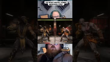 Mortal Kombat try not to laugh challenge.