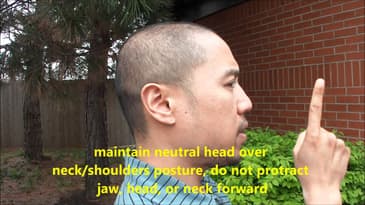 TMJ Home Exercise Masseter Inhibition