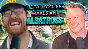 The Tall Golfer Gets an Albatross