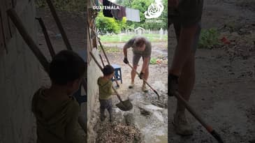 What a precious little helper! Guatemala with Globe Aware