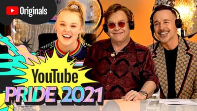 David and Elton Talk To JoJo Siwa About Relationships | YouTube Pride 2021