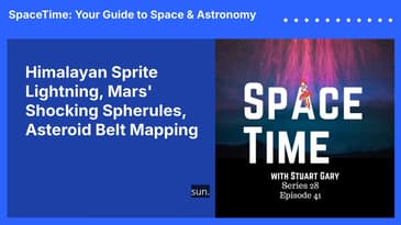 Himalayan Sprite Lightning, Mars' Shocking Spherules, Asteroid Belt Mapping