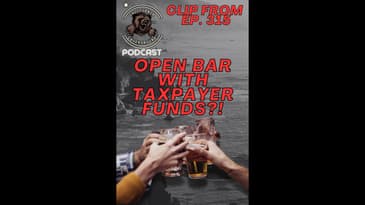 Open Bar with Taxpayer Funds?!