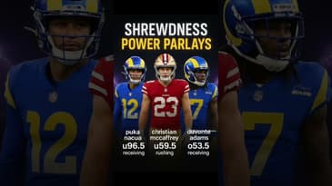 Shrewdness TNF Power Parlay!! On a 2 game hot streak.  #TNF #NFL #sportsbetting #Rams #49ers