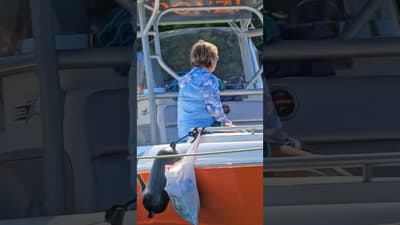 Hot summer day at the sandbar.