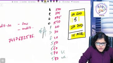 Episode 5 MCQs SA 400 & SA 500