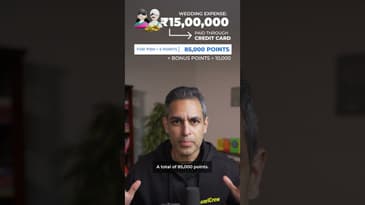 SHAADI ke Expenses ke liye CREDIT CARD ka Use! | Ankur Warikoo #shorts
