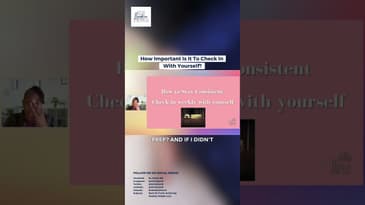 How Important Is It To Check In  With Yourself? #selfcheck #youtubeshorts #shorts