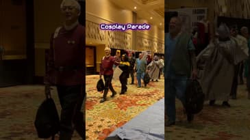 The cosplay parade this morning! #fyp #startrek #podcast #startrektng  #stlv